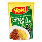 Oferta de Batata Palha Yoki 100g Extrafina Cebola E Salsa por R$6,99 em Supermercado Dalben