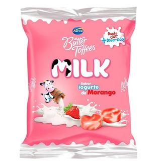 Oferta de Bala Butter Toffees Milk Sabor Iogute de Morango Arcor 48G por R$3,37 em Supermercado Padrão
