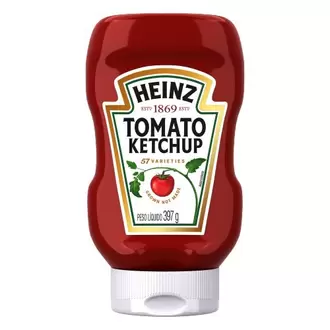 Oferta de Ketchup Tradicional Heinz 397g por R$17,99 em Supermercado Padrão