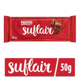 Oferta de Chocolate Ao Leite Aerado Suflair  50g por R$4,99 em Supermercado Padrão