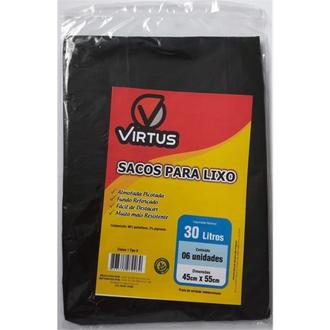 Oferta de Saco Lixo Virtus Almofada 30L C/6 por R$3,19 em Supermercado Precito