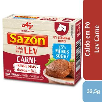 Oferta de Caldo de Carne Sazón Lev em Pó Ajinomoto 32,5g por R$1,59 em Supermercado Precito