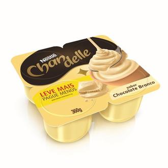 Oferta de Sobremesa Nestlé Chandelle Chocolate Branco 360g com 4 Unidades por R$6,4 em Supermercado Precito