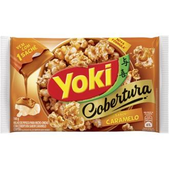 Oferta de Pipoca de Microondas Yoki Popcorn Cobertura de Caramelo Pacote 160G por R$3,19 em Supermercado Precito