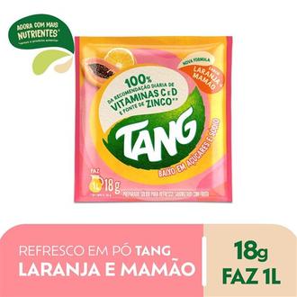 Oferta de Refresco em Pó Laranja Mamão Tang 18G por R$1,05 em Supermercado Precito