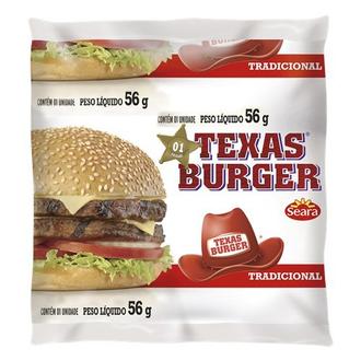 Oferta de Hambúrguer Texas Burger 56g Unidade por R$1,05 em Supermercado Precito