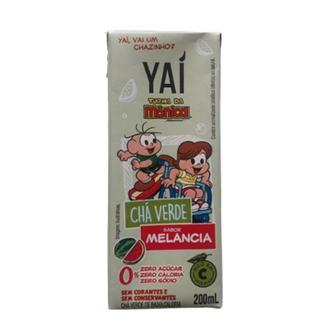 Oferta de Chá Verde Zero Açúcar Turma da Mônica Melancia Yaí 200ml por R$1,91 em Supermercado Precito