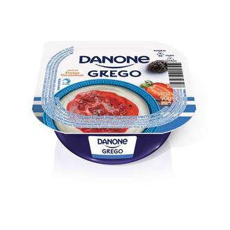 Oferta de Iogurte de Frutas Vermelhas Danone Grego 90g por R$2,66 em Supermercado Precito