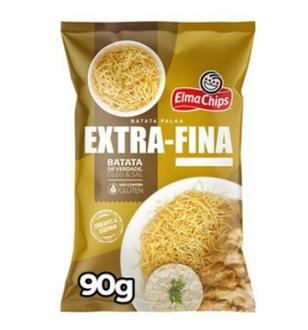 Oferta de Batata Palha Na Mesa Extra Fina Elma Chips 90g por R$5,12 em Supermercado Precito