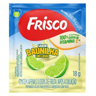 Oferta de Refresco em Pó Sabor Baunilha e Limão Frisco 18g por R$0,84 em Supermercado Precito