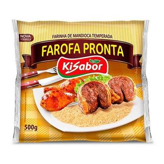 Oferta de Farofa Pronta Kisabor 400g por R$5,01 em Supermercado Precito