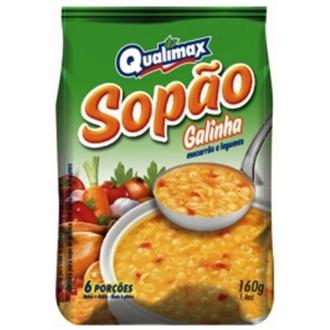 Oferta de Sopa Qualimax Galinha Macarrão e Legumes Sachê 160g por R$5,33 em Supermercado Precito