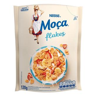 Oferta de Cereal Matinal Leite Condensado Flakes Sachê Moça 120g por R$5,33 em Supermercado Precito