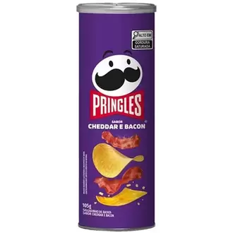 Oferta de Salgadinho de Batata Cheddar e Bacon Pringles 105G por R$9,08 em Supermercado Precito