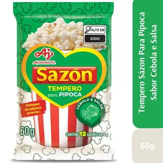 Oferta de Tempero Pipoca Sazón 60g por R$4,26 em Supermercado Precito