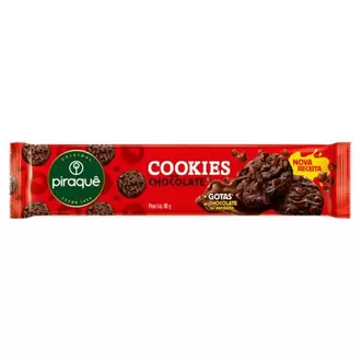 Oferta de Biscoito Cookie Chocolate Piraquê Pacote 80g por R$3,73 em Supermercado Precito