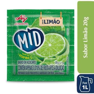 Oferta de Refresco em Pó Limão Mid 20g por R$0,73 em Supermercado Precito