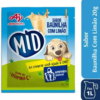 Oferta de Refresco Em Po Sabor Baunilha Limão Mid 20g por R$0,73 em Supermercado Precito