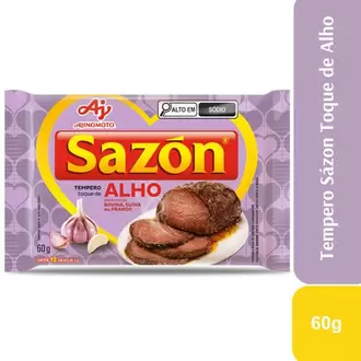 Oferta de Tempero em Pó Toque de Alho Sazón 60g por R$4,26 em Supermercado Precito