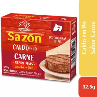 Oferta de Caldo em Pó Carne Sazón 32,5g por R$2,02 em Supermercado Precito