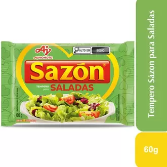 Oferta de Tempero em Pó Saladas Sazón 60g por R$4,26 em Supermercado Precito