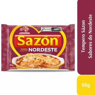 Oferta de Tempero em Pó Nordeste Sazón 60g por R$4,26 em Supermercado Precito