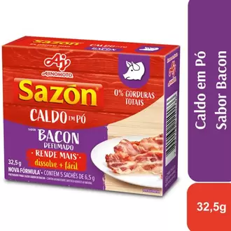 Oferta de Caldo em Pó Bacon Sazón 32,5g por R$2,02 em Supermercado Precito