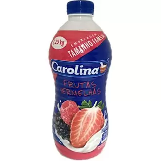 Oferta de Bebida Lactea Sabor Frutas Vermelhas Carolina 1250g por R$8,54 em Supermercado Precito