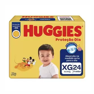 Oferta de Ralda Huggies Protecao Dia Xg C/24 por R$32,08 em Supermercado Precito