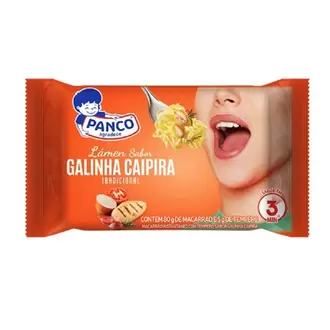 Oferta de Macarrão Instantâneo Panco Lámen Tradicional Galinha Capira 85g por R$1,91 em Supermercado Precito