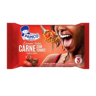 Oferta de Macarrão Instantâneo Panco Carne com Tomate 85G por R$1,91 em Supermercado Precito