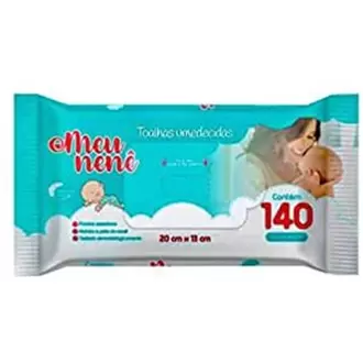 Oferta de Toalha Umedecida Meu Nenê 140Un por R$5,87 em Supermercado Precito