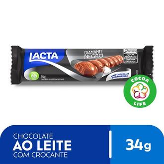 Oferta de Chocolate Ao Leite Diamante Negro Lacta 34G por R$2,99 em Supermercados Andreazza