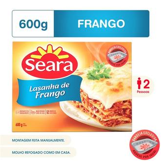Oferta de Lasanha de Frango Seara 600G por R$14,95 em Supermercados Andreazza