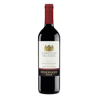 Oferta de Vinho Chileno Tinto Reserva Cabernet Sauvignon Castillo Del Fuego 750Ml por R$32,9 em Supermercados Andreazza