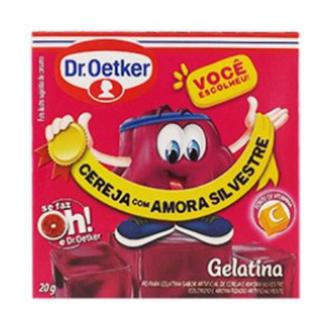 Oferta de Gelatina Dr Oetker 20G Cereja Amora por R$1,49 em Supermercados Andreazza