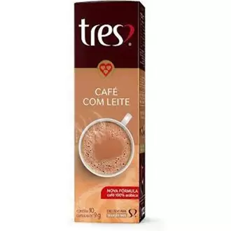 Oferta de Capsula de Café Com Leite 3 Corações 10un por R$15,99 em Supermercados Andreazza