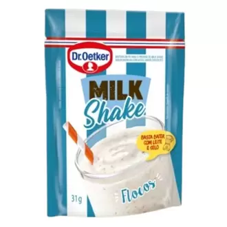 Oferta de Milk Shake em Pó Sabor Flocos Dr.Oetker 31G por R$2,99 em Supermercados Andreazza