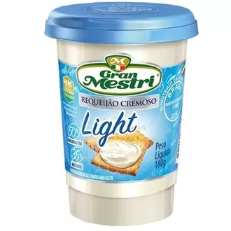 Oferta de Requeijão Cremoso Gran Mestri Light Embalagem 180G por R$6,49 em Supermercados Andreazza