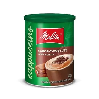 Oferta de Cappuccino de Chocolate Melitta 200G por R$15,99 em Supermercados Andreazza