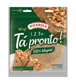 Oferta de PÃO WICKBOLD 270G TORTILHA WRAP TA PRONTO INTEGRAL por R$10,29 em Supermercados Imperatriz