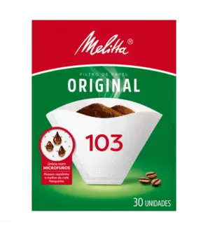 Oferta de FILTRO DE PAPEL GRANDE 103 MELITTA COM 30 UNIDADES por R$4,89 em Supermercados Imperatriz