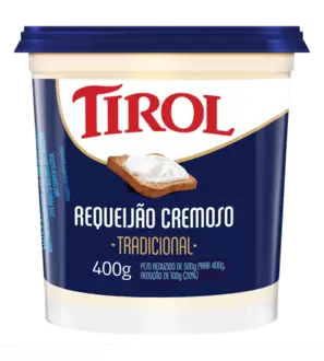 Oferta de REQUEIJÃO TIROL COPO 400G por R$16,19 em Supermercados Imperatriz