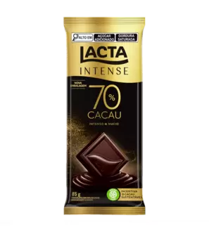 Oferta de CHOCOLATE LACTA 85G INTENSE 70PC CACAU por R$11,39 em Supermercados Imperatriz