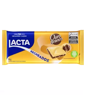 Oferta de CHOCOLATE LACTA 98G OURO BRANCO por R$7,29 em Supermercados Imperatriz