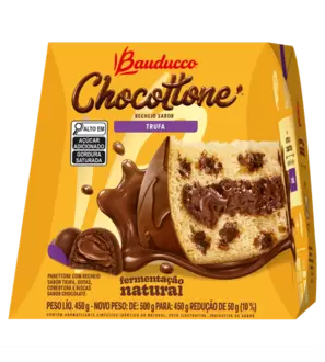 Oferta de PANETTONE BAUDUCCO CHOCOTTONE 450G TRUFA por R$32,99 em Supermercados Imperatriz