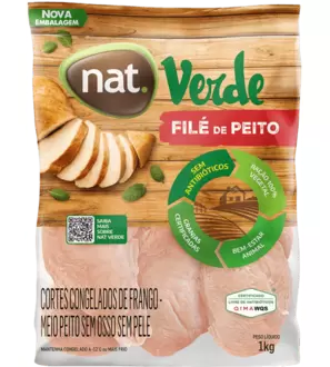 Oferta de FILE PEITO NAT 1KG LINHA VERDE IQF por R$18,99 em Supermercados Imperatriz