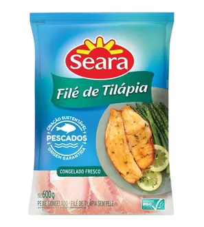 Oferta de FILÉ DE TILAPIA SEARA 600G por R$43,9 em Supermercados Imperatriz