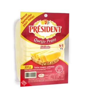 Oferta de QUEIJO PRATO FATIADO PRÉSIDENT 300G por R$18,99 em Supermercados Imperatriz