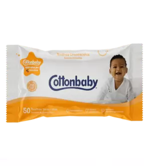 Oferta de TOALHA UMEDECIDA COTTONBABY PREMIUM C/50 INTEN por R$5,99 em Supermercados Imperatriz